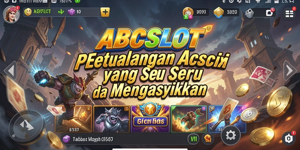 Tampilan gameplay ABCSLOT yang penuh aksi dan seru.