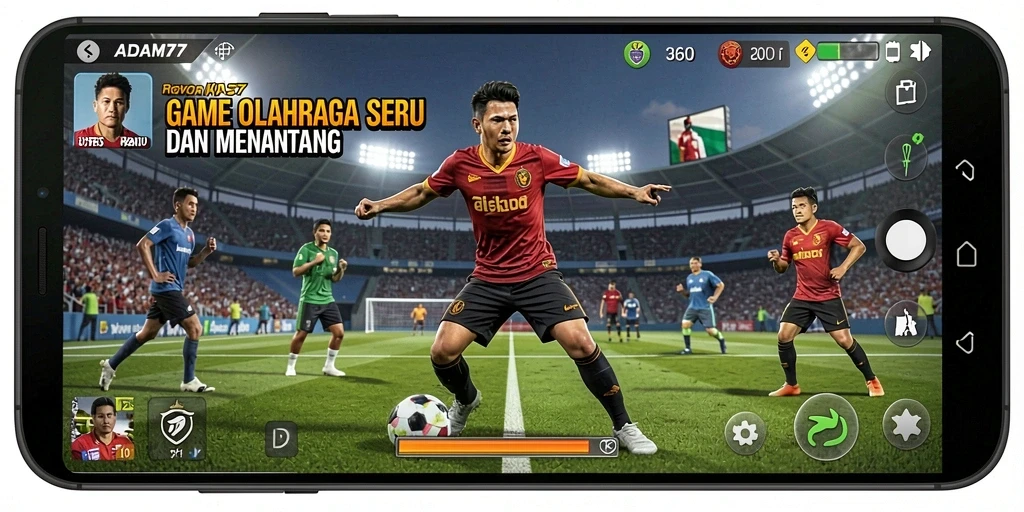 Gameplay seru di ADAM77 dengan kompetisi olahraga.