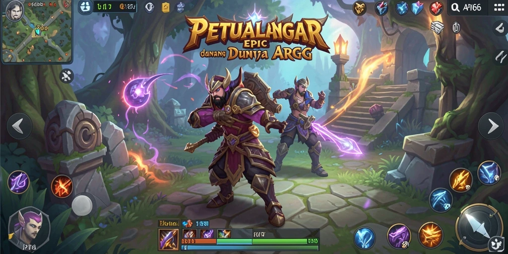 Screenshot gameplay API66 menampilkan pertarungan seru dengan karakter yang kuat.