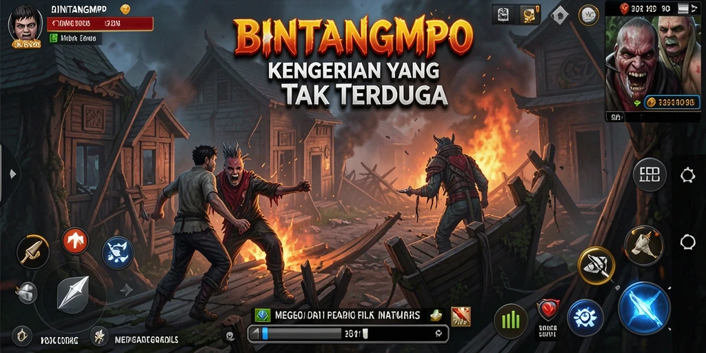 Screenshot gameplay menegangkan dari BINTANGMPO