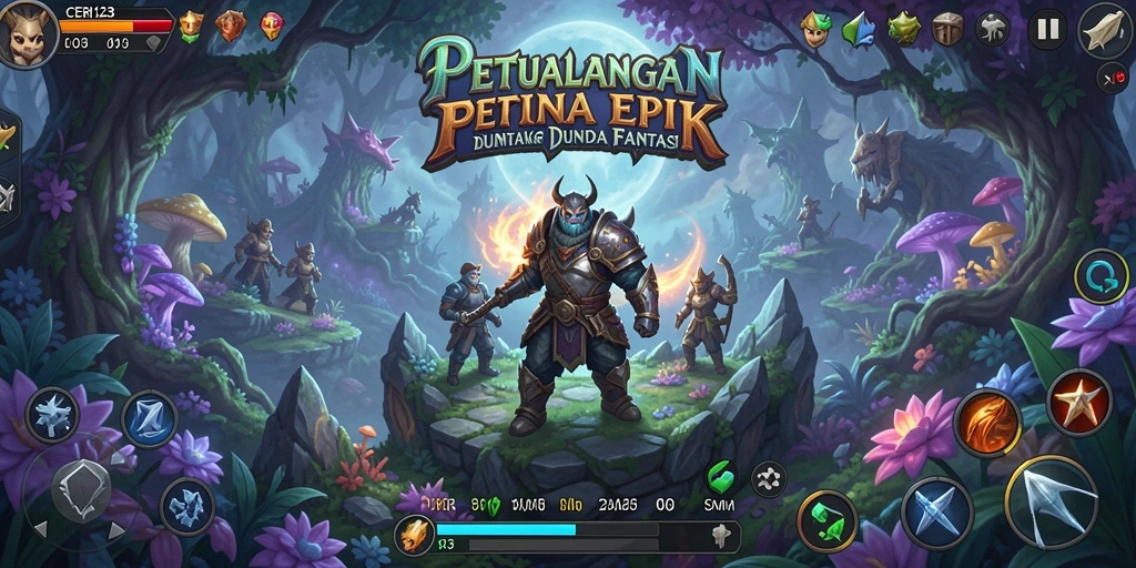 Tampilan gameplay CERI123 yang penuh aksi dan petualangan.