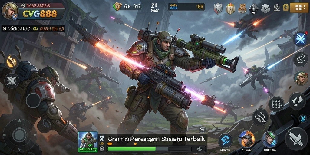 Tampilan gameplay seru dalam CVG8888 yang menampilkan aksi strategi.