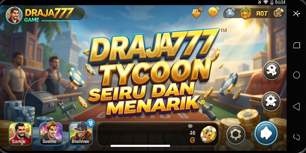 Tampilan gameplay DRAJA777 yang penuh strategi dan warna-warni.