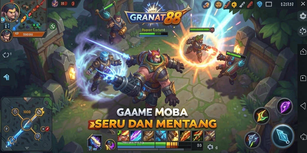 Tampilan seru gameplay GRANAT88 yang mendebarkan.
