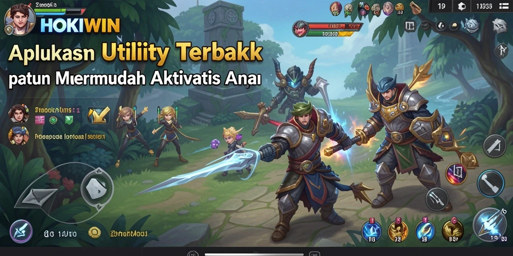 Screenshot HOKIWIN menampilkan fungsionalitas aplikasi Utility yang membantu pengguna.