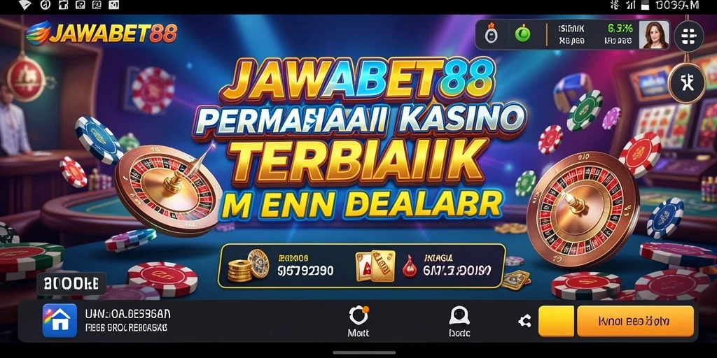 Screenshot JAWABET88 menampilkan gameplay Kasino yang menarik.