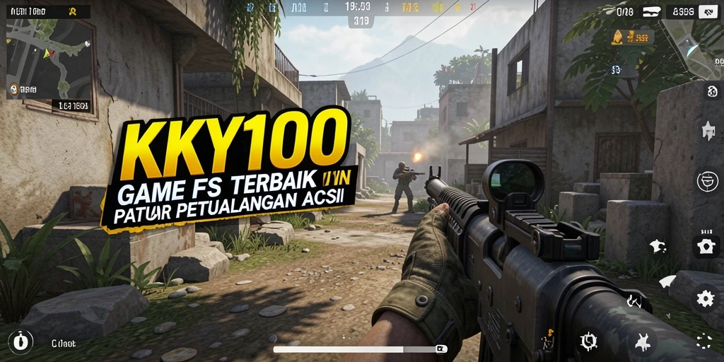 Tangkapan layar KPK100 menampilkan aksi gameplay FPS yang menarik.