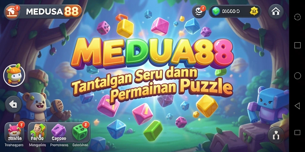 Tampilan menarik dengan gameplay seru dalam MEDUSA88.
