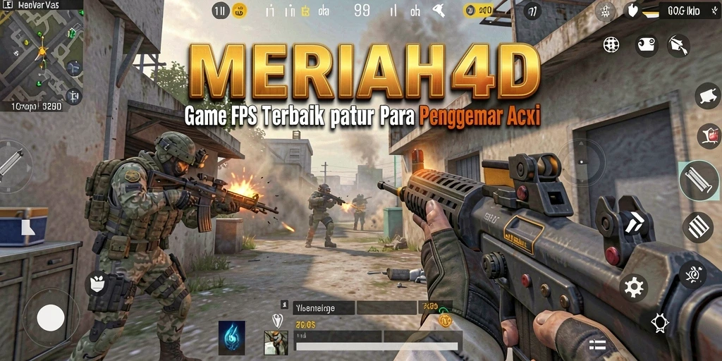 Gameplay intens MERIAH4D dengan aksi tembak-menembak yang mendebarkan.
