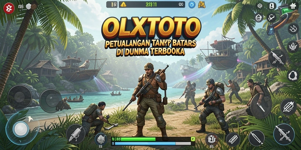Tampilan menarik gameplay OLXTOTO di dunia terbuka yang luas.