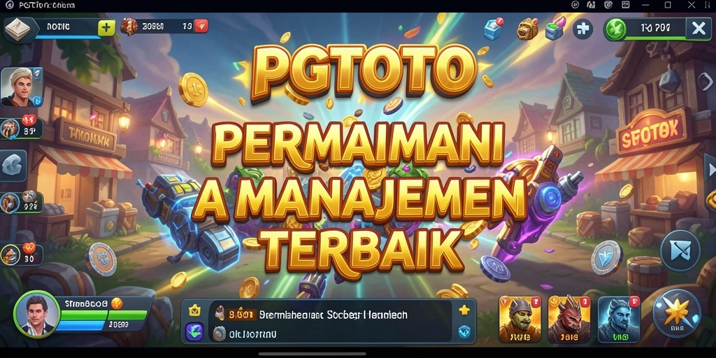 Menampilkan aksi strategi dan manajemen gameplay PGTOTO.