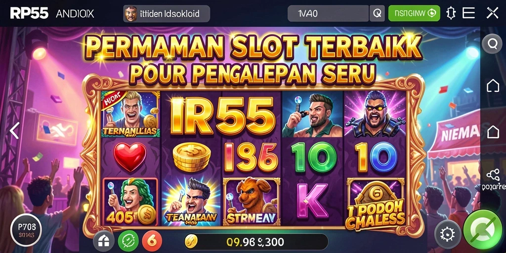 Tampilan menawan gameplay slot RP55 yang mengasyikkan.