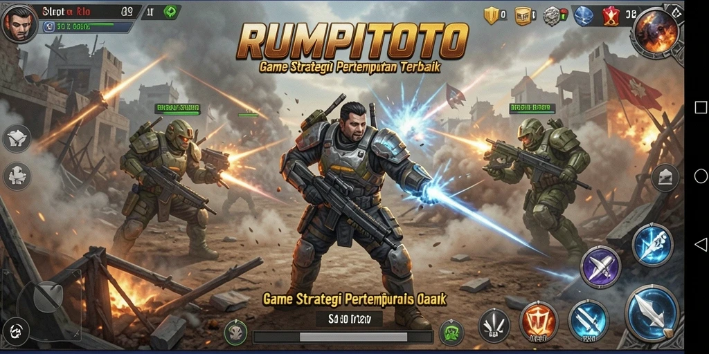 Tampilan gameplay seru RUMPITOTO dengan elemen strategi.