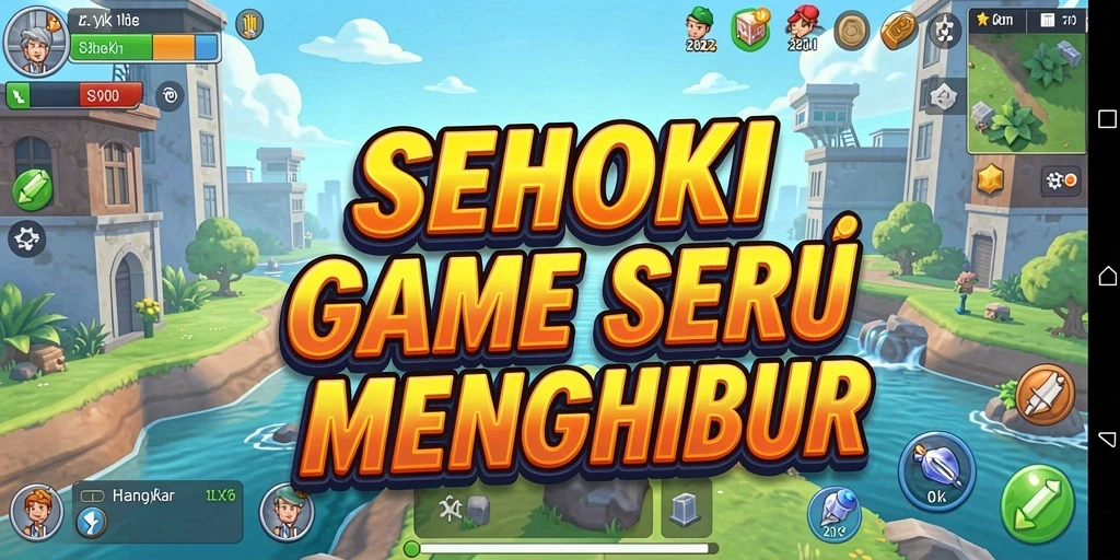 Tampilan gameplay SEHOKI yang menarik dan penuh warna.