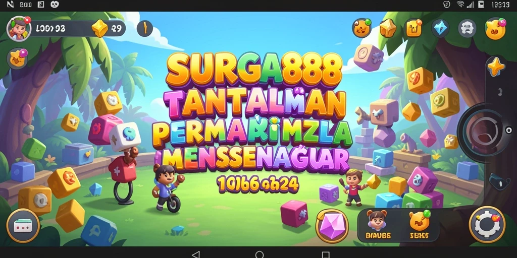 Tampilan gameplay SURGA88 dengan tantangan puzzle yang menarik.