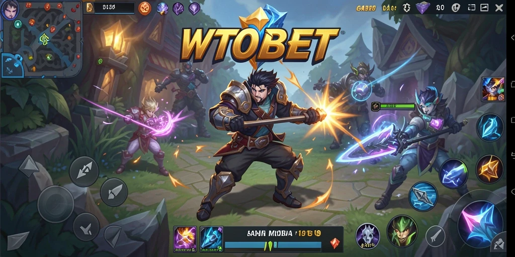 Screenshot dari gameplay seru WTOBET dalam aksi penuh strategi.